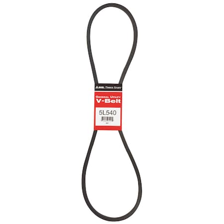 Mbl Mitsuboshi FHP General Utility V-Belt 0.63 in. W X 54 in. L For Fractional Horsepower Motors 5L540A